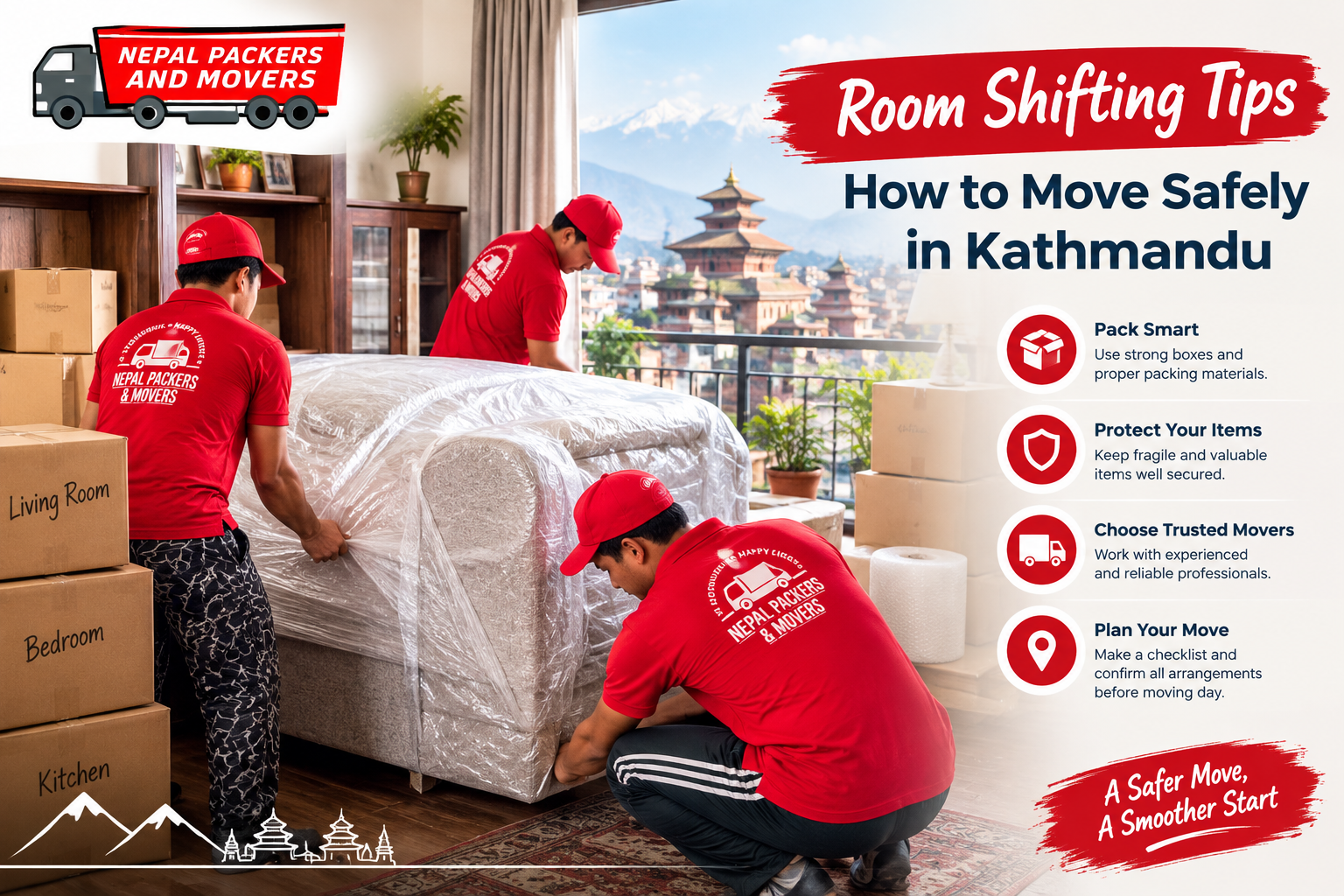 Room Shifting Tips: How to Move Safely in Kathmandu. room shifting in Kathmandu