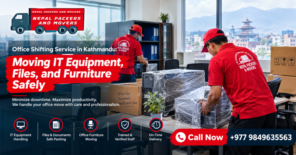 office shifting service in kathmandu